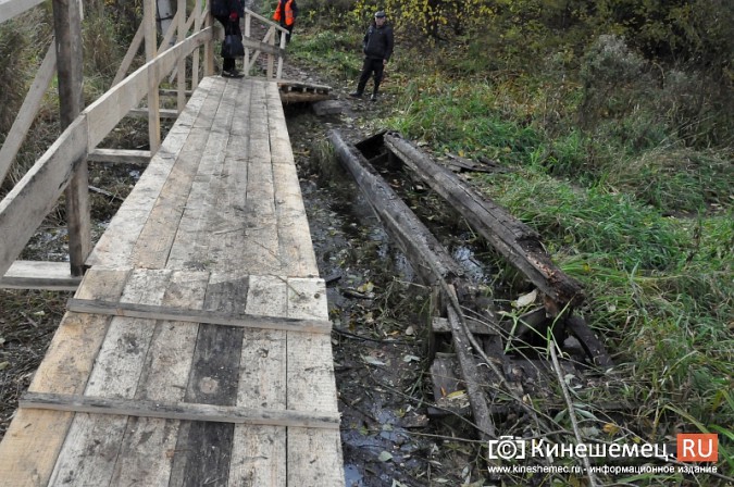 В Кинешме восстановили мост через речку Козлиху фото 6