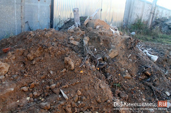 На улице Попова в «Сокольниках» появилась свалка строительного мусора фото 5