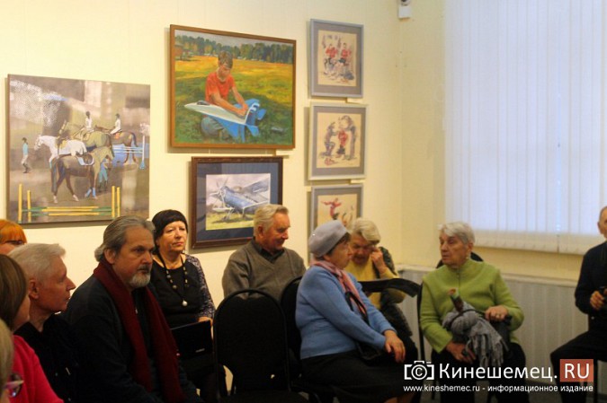 Кинешемцы встретились с художниками арт-объединения «Холст, масло» фото 17