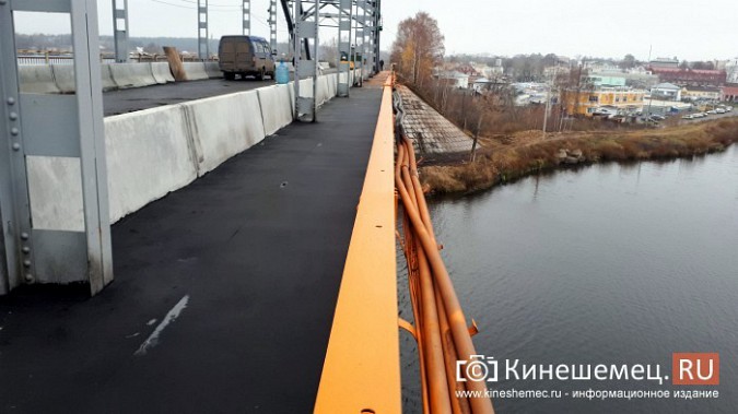 Кинешемский Никольский мост заиграл оранжевыми красками фото 13