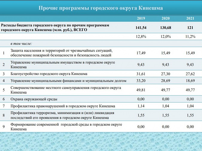 Доходы бюджета Кинешмы на 2019 год на 200 млн меньше прошлогодних фото 13