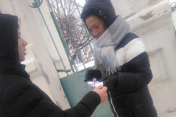 На улицах Кинешмы раздавали «письма ветеранов» фото 8