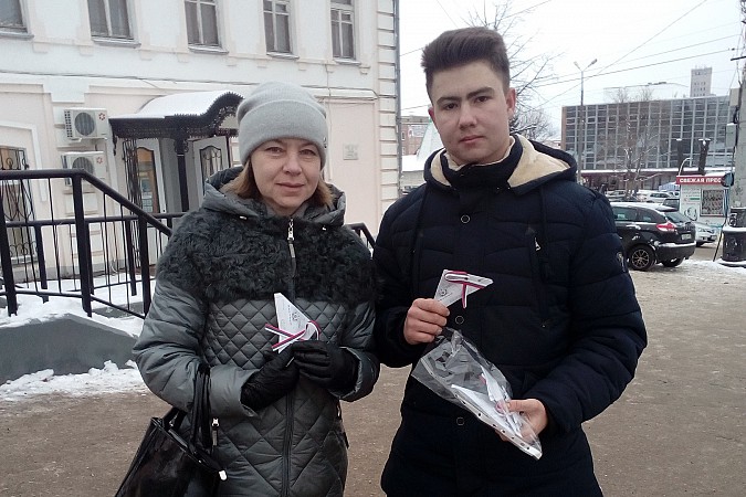 На улицах Кинешмы раздавали «письма ветеранов» фото 6
