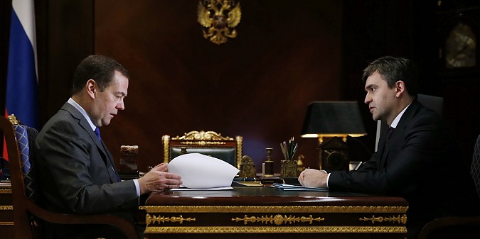 Станислав Воскресенский встретился в Горках с председателем Правительства России фото 2