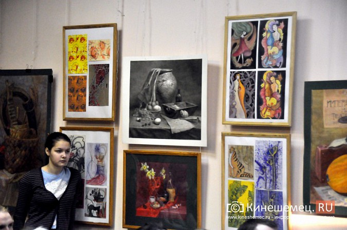 В Кинешемской художественной школе открылась выставка выпускников фото 6