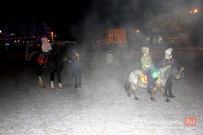 В Кинешме зажгли главную новогоднюю елку фото 22