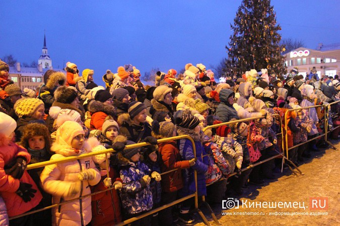 В Кинешме зажгли главную новогоднюю елку фото 16