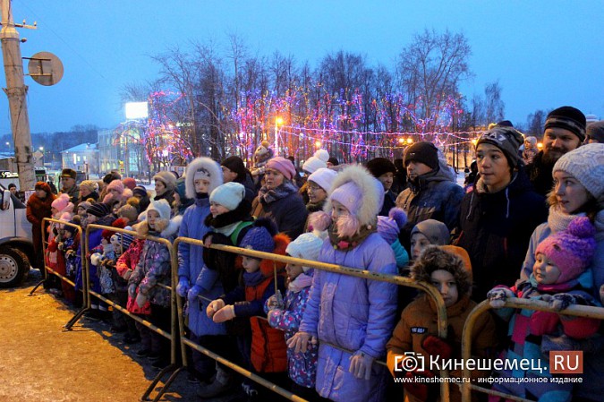 В Кинешме зажгли главную новогоднюю елку фото 4