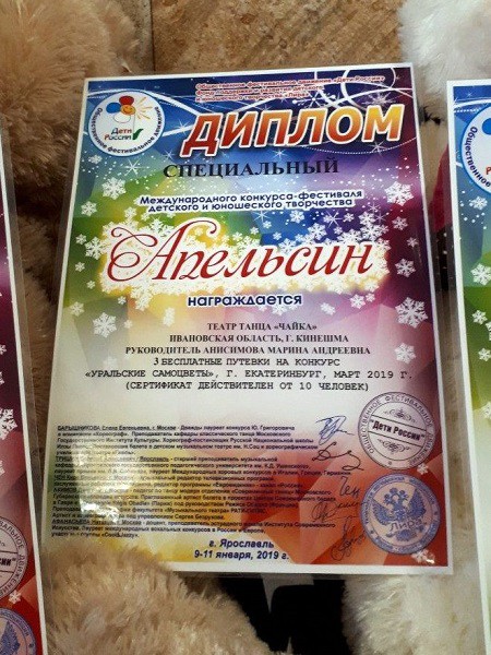 Кинешемские коллективы «Чайка» и «Сударушка» победили на международном фестивале «Апельсин» фото 6