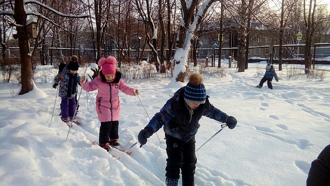 Маленькие кинешемцы предались зимним забавам фото 3