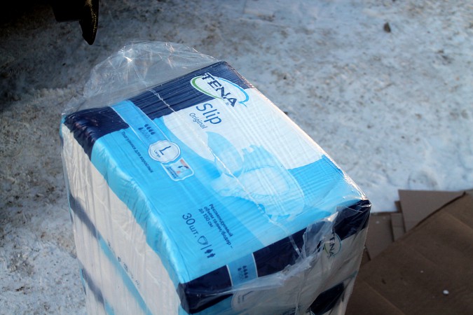 В Кинешме на улице в лютый мороз выдавали подгузники для лежачих фото 6