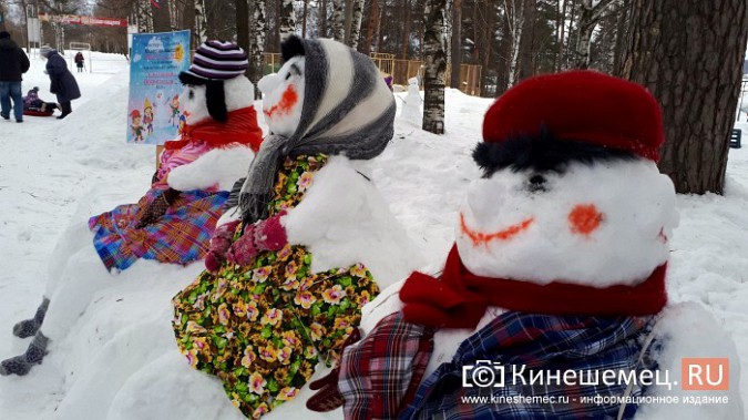 Битва снеговиков: в Кинешме прошел конкурс на лучшую скульптуру из снега фото 10
