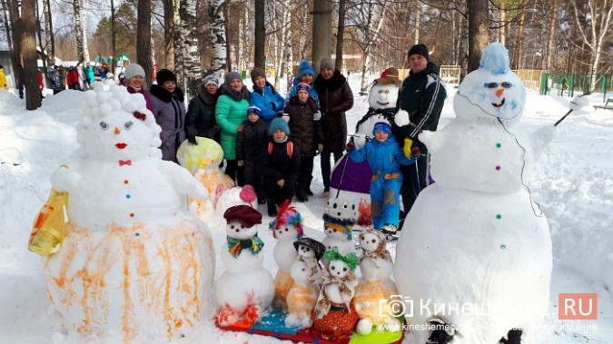 Битва снеговиков: в Кинешме прошел конкурс на лучшую скульптуру из снега фото 2