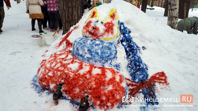 Битва снеговиков: в Кинешме прошел конкурс на лучшую скульптуру из снега фото 6