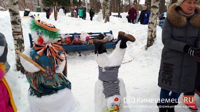 Битва снеговиков: в Кинешме прошел конкурс на лучшую скульптуру из снега фото 14