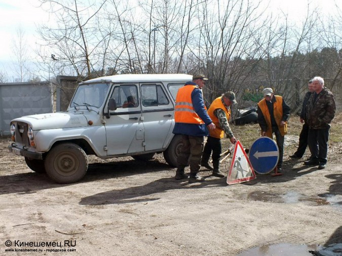 В Кинешме начали «жидкий» ремонт дорог фото 7