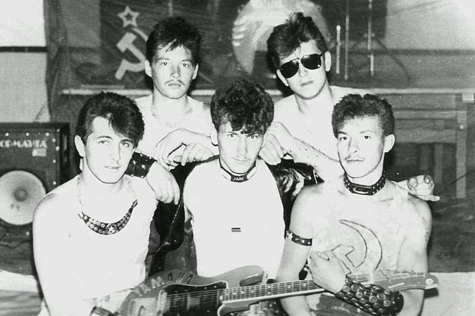 Музыкальная группа, организованная Е.Пашковым во время службы в ЧССР