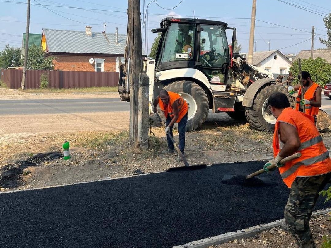 В Кинешме продолжается ремонт 6 км тротуаров
