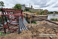 На мосту через Казоху завершается перенос оптоволоконных кабелей и линий связи