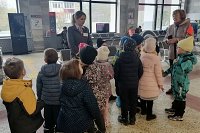 Воспитанники детского сада №7 совершили увлекательную экскурсию на ж/д вокзал