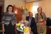 Жительница Кинешмы Татьяна Ковалева отмечает вековой юбилей