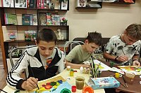 Воспитанники Кинешемского детского дома познакомились с новым жанром живописи