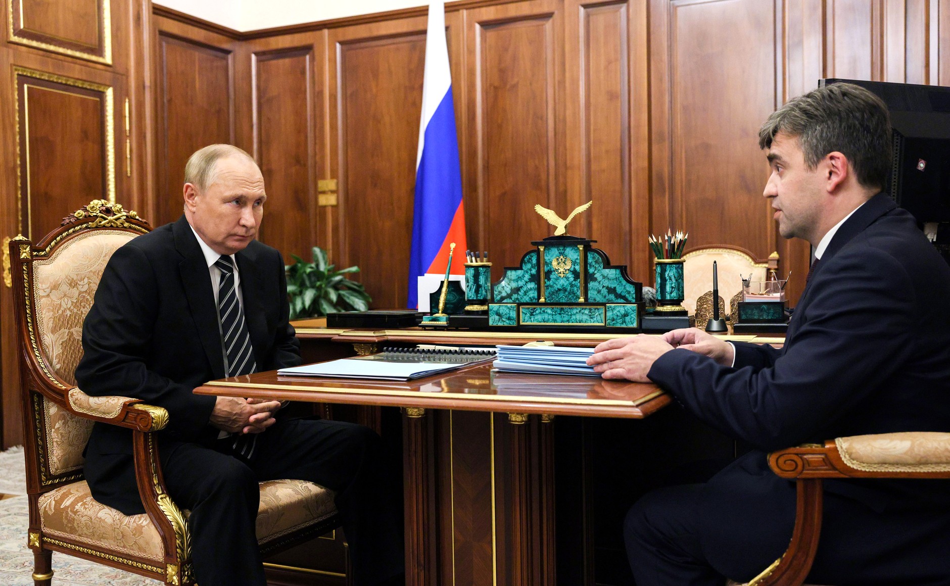 Владимир Путин провёл рабочую встречу с губернатором Ивановской области Станиславом Воскресенским