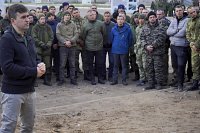 Станислав Воскресенский приехал в учебный центр для мобилизованных из Ивановской области