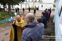 21 октября из Кинешмы в учебный центр отправилась очередная группа мобилизованных