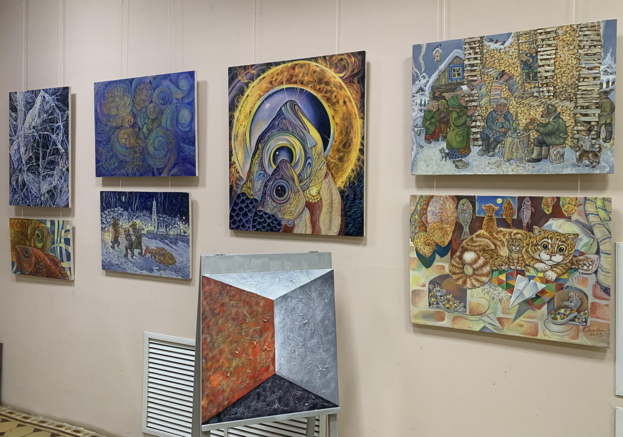 В Кинешме открылась персональная выставка творческих работ Александра Пахотина