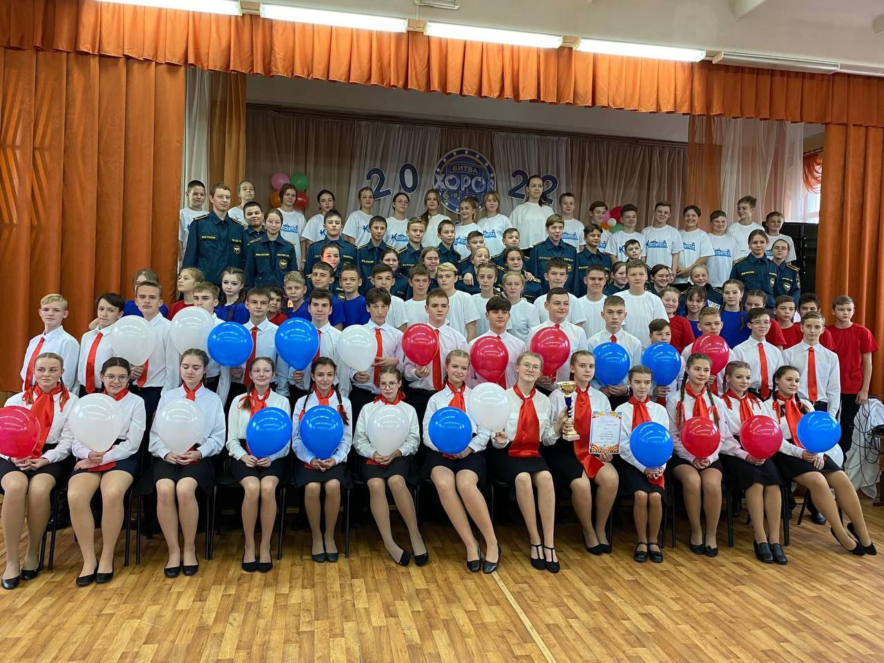 В школе №18 состоялась традиционная «Битва хоров»