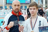 Воспитанники Александра Туманова завоевали награды всероссийских соревнований по киокусинкай