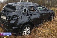 46-летняя женщина на «Мицубиси ASX» вылетела в кювет на дороге Ковров-Кинешма