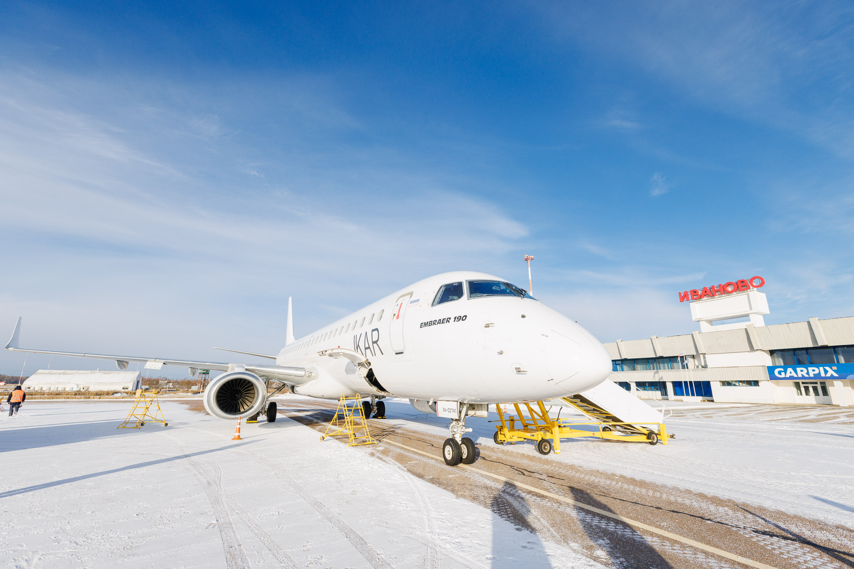 Из Иваново в Санкт-Петербург будут летать самолёты «Эмбраер-190» со 110 пассажирами