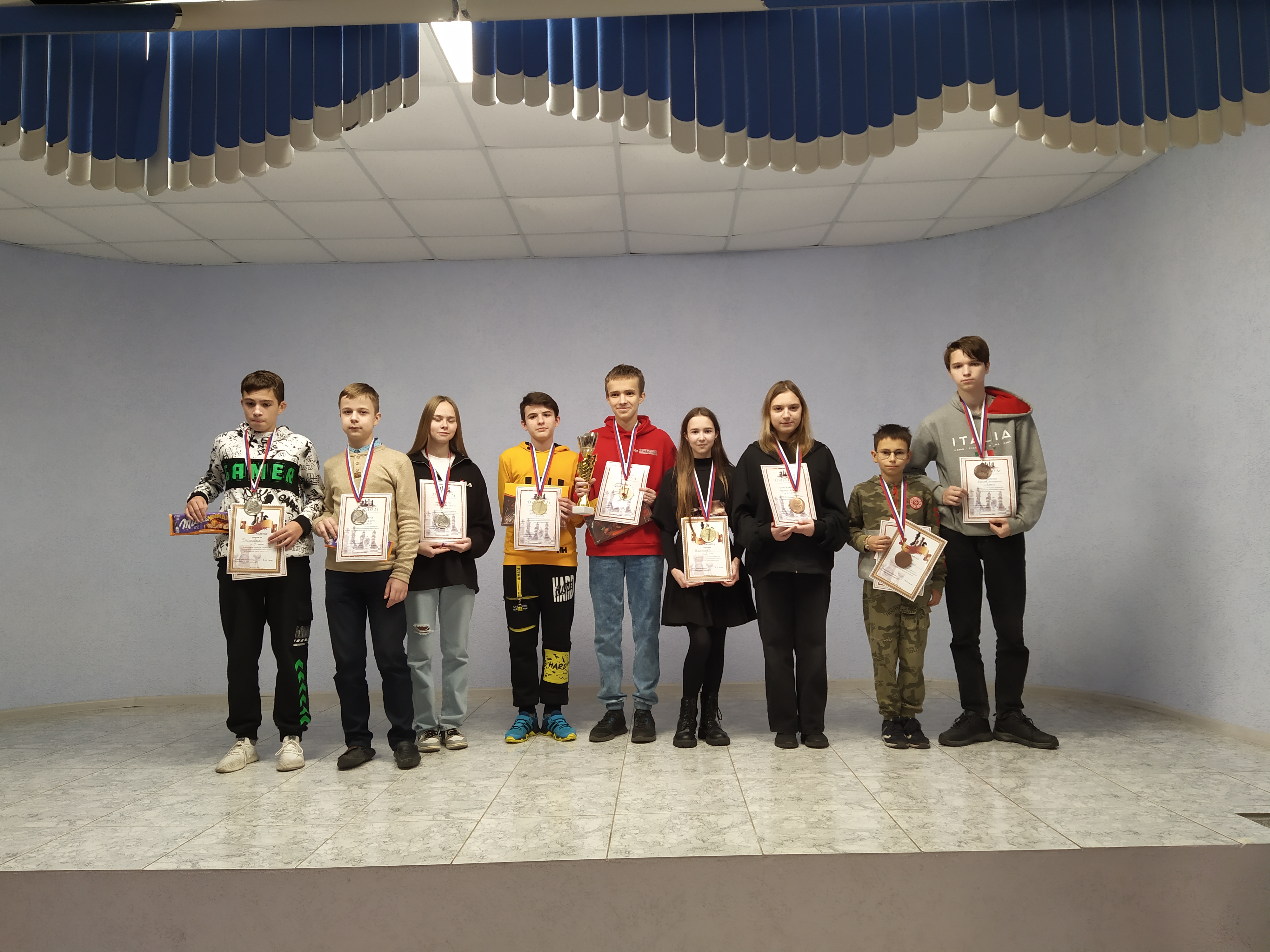 Ивановские команды выиграли первенство Кинешемского района по шахматам