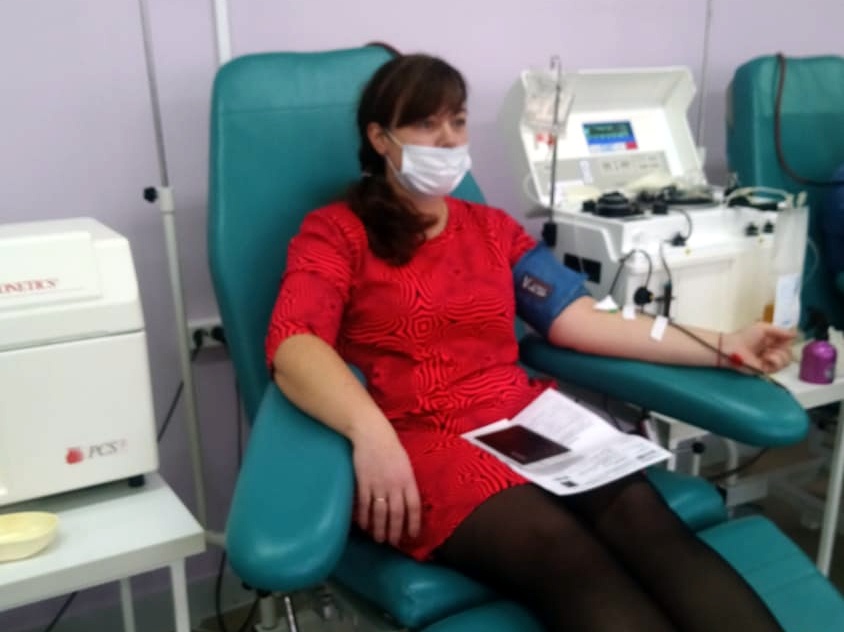 Сотрудники кинешемской колонии №4 приняли участие в сдаче крови