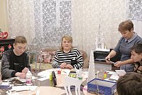 В Кинешемском детском доме проведён творческий мастер-класс «Олени и снежинки»