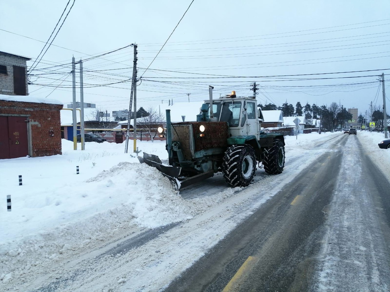 Какие дороги расчищали от снега кинешемские коммунальщики 21 декабря?