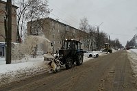 УГХ Кинешмы продолжает очищать город от снега