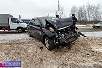 На дороге Кинешма - Иваново под Вичугой «Форд Фокус» влетел в «Опель Зафира»