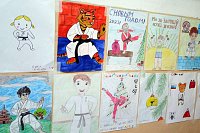 В спортивном клубе «Каскад» подвели итоги конкурса юных художников