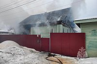 В Кинешме на пожаре на улице Ушакова погиб мужчина