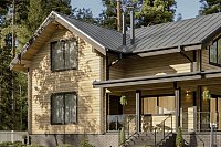 Строительство дома из клеенного бруса