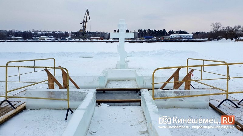 В Кинешме завершена подготовка Крещенской купели