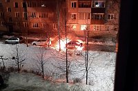 На улице Воеводы Боборыкина сгорел автомобиль
