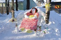 В центральном парке Кинешмы прошёл конкурс снежных фигур