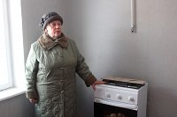 В Наволоках вручили ключи от квартиры женщине, стоящей в очереди на улучшение жилищных условий