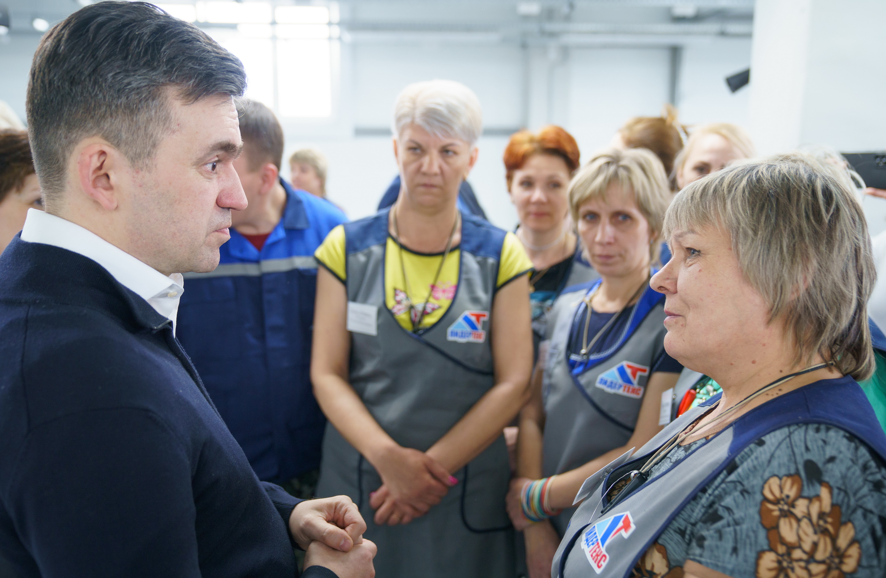 Губернатор встретился с работниками «Томны», осваивающими новое оборудование в Иванове