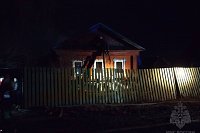 В Сокольниках на улице Щербакова загорелся жилой дом