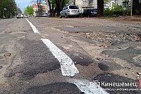 На разметку дорог Кинешмы направят 1 млн рублей